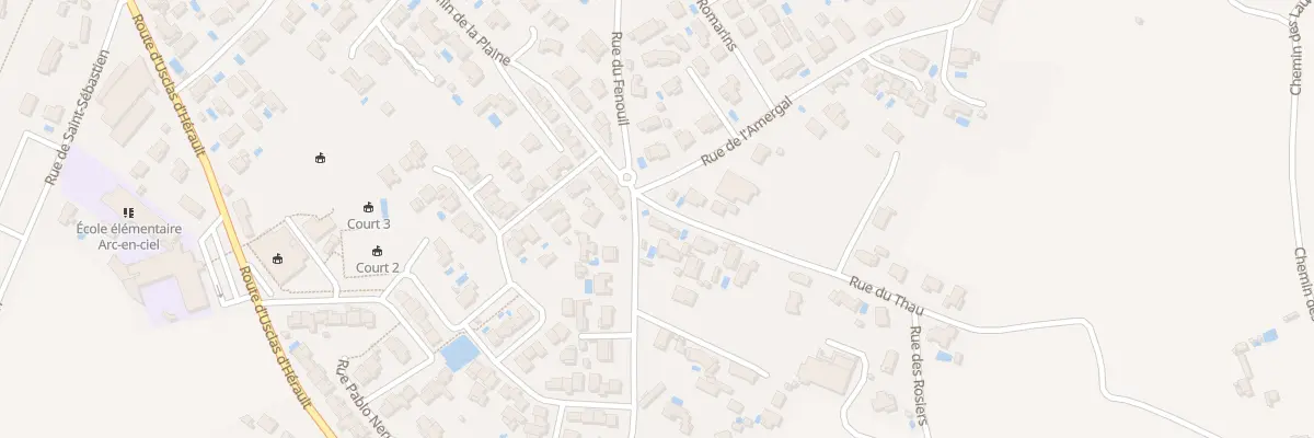 Plan du 4 Rue du Thau à Paulhan