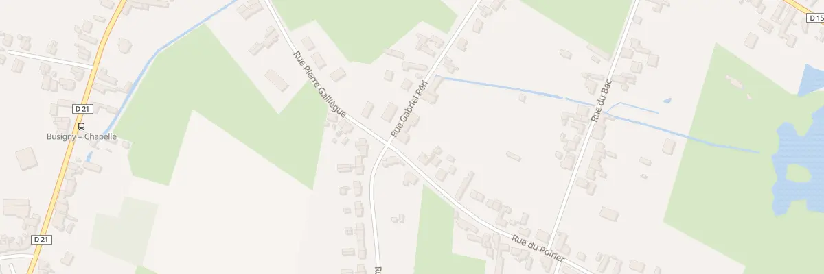 Plan du 1 Rue du Poirier à Busigny