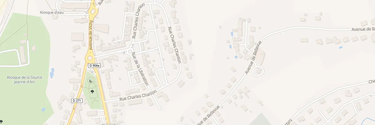 Plan du 20 Rue Charles Chanlon à Saint-Yorre