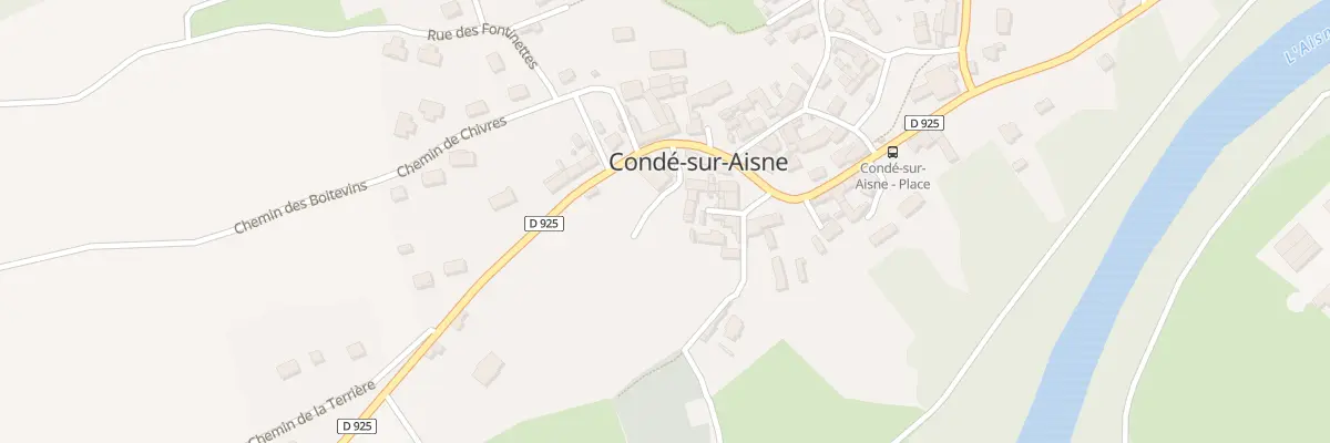 Plan du 18 Route de Vouziers à Condé-sur-Aisne