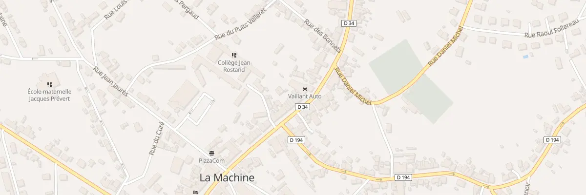 Plan du 13 Av Jean Baptiste Machecourt à La Machine