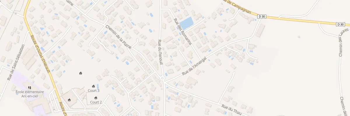Plan du 71 Rue de l’Amergal à Paulhan