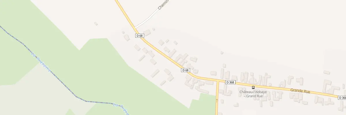 Plan du 90 Grande Rue à Château-l’Abbaye