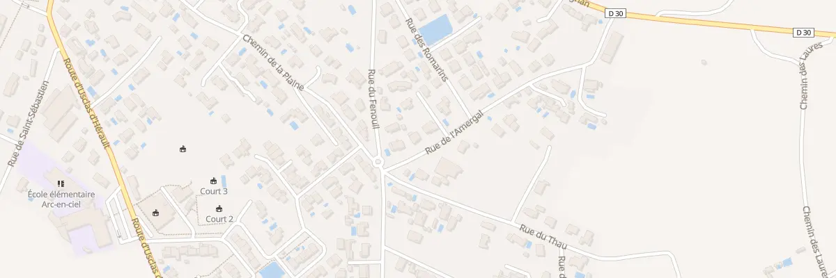 Plan du 47 Rue de l’Amergal à Paulhan