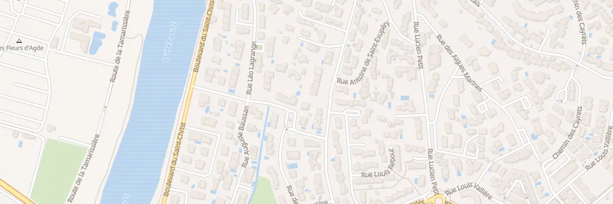 Plan du 4 Rue des Grillons à Agde
