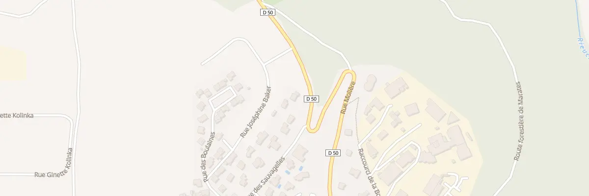 Plan du 2 Rue des Sauvagelles à Mende