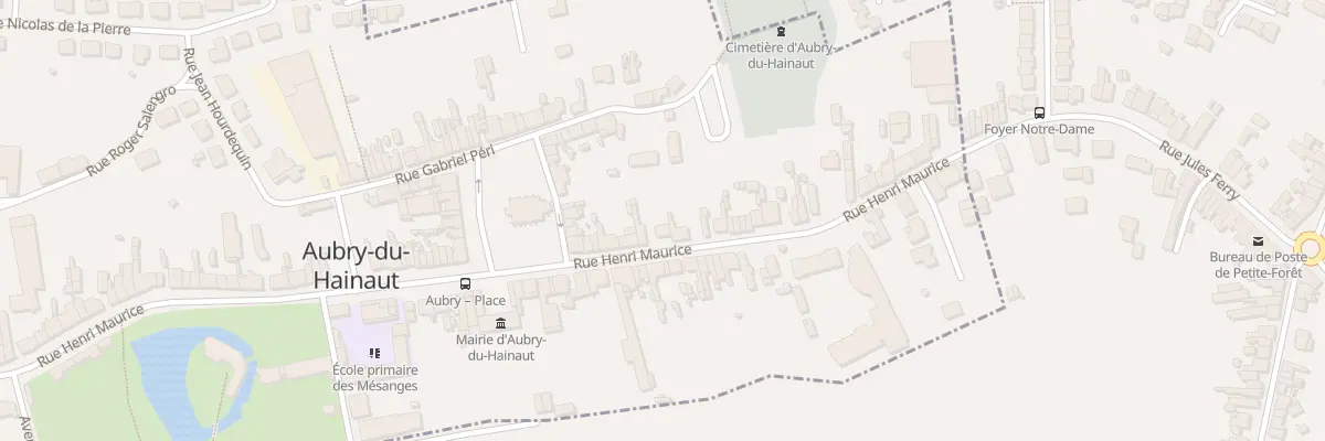 Plan du 40T Rue Henri Maurice à Aubry-du-Hainaut