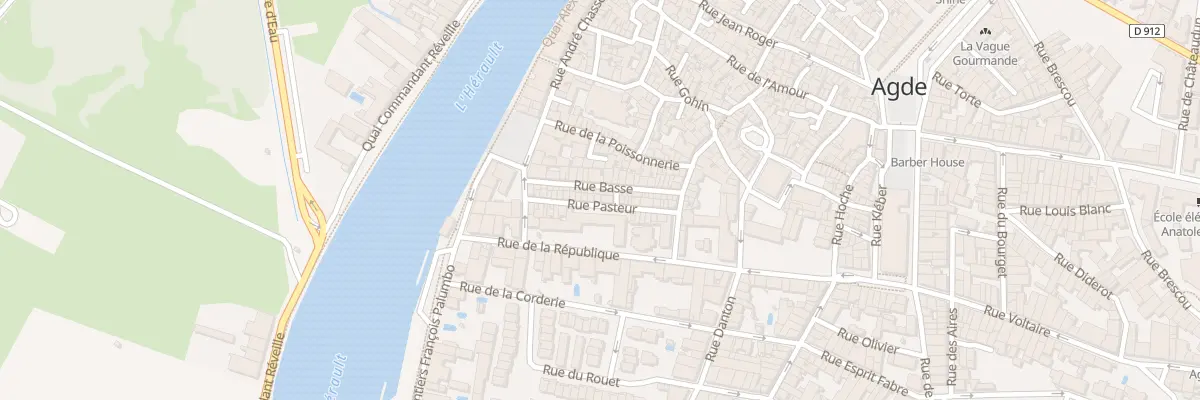 Plan du 21 Rue Pasteur à Agde