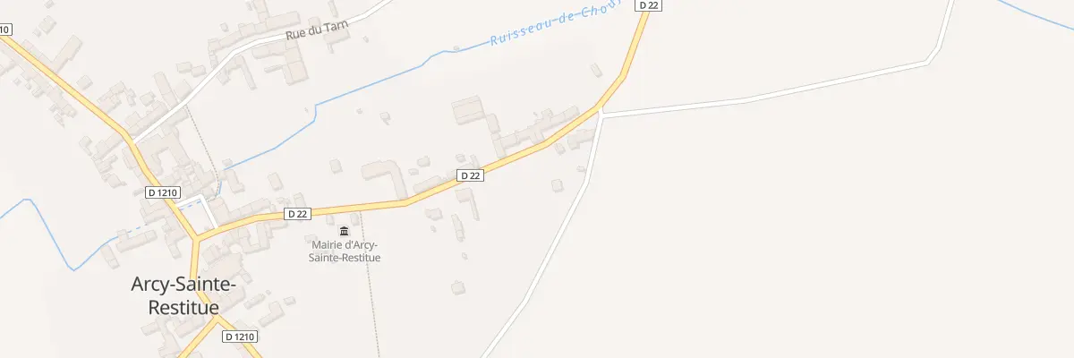 Plan du 6B Rue de Branges à Arcy-Sainte-Restitue