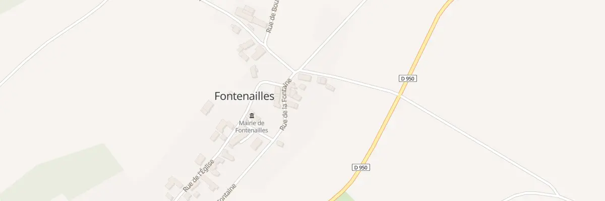 Plan du 9 Rue de la Fontaine Fontenaille aux Hauts de Forterre