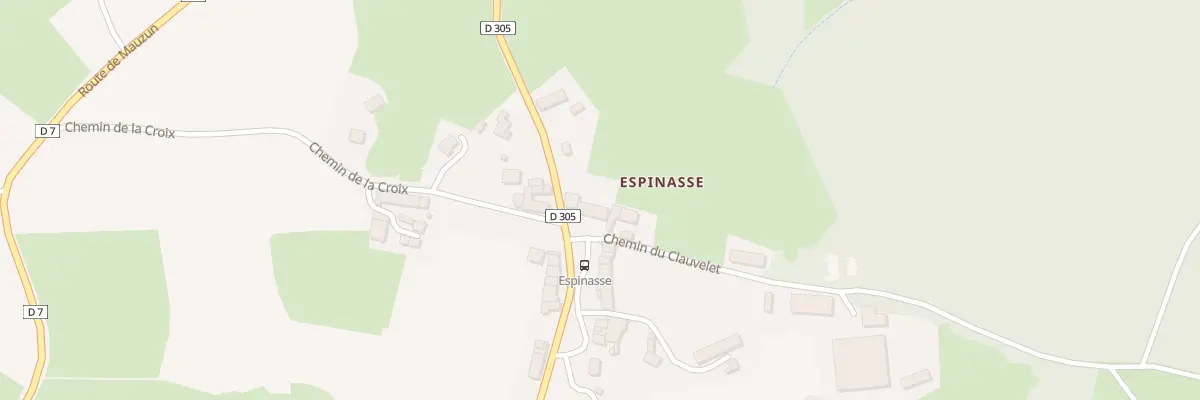 Plan du 5296 Espinasse à Trézioux