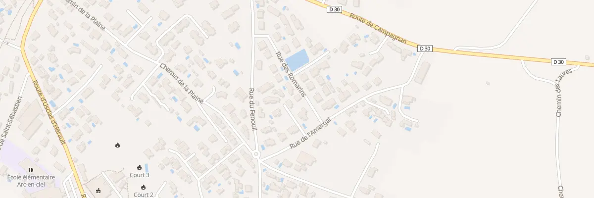 Plan du 6210F Rue de l’Amergal à Paulhan