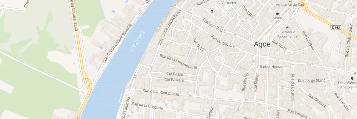 Plan du 19 Rue de la Poissonnerie à Agde