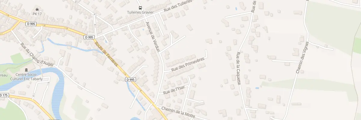 Plan du 9 Rue des Primevères à Cusset