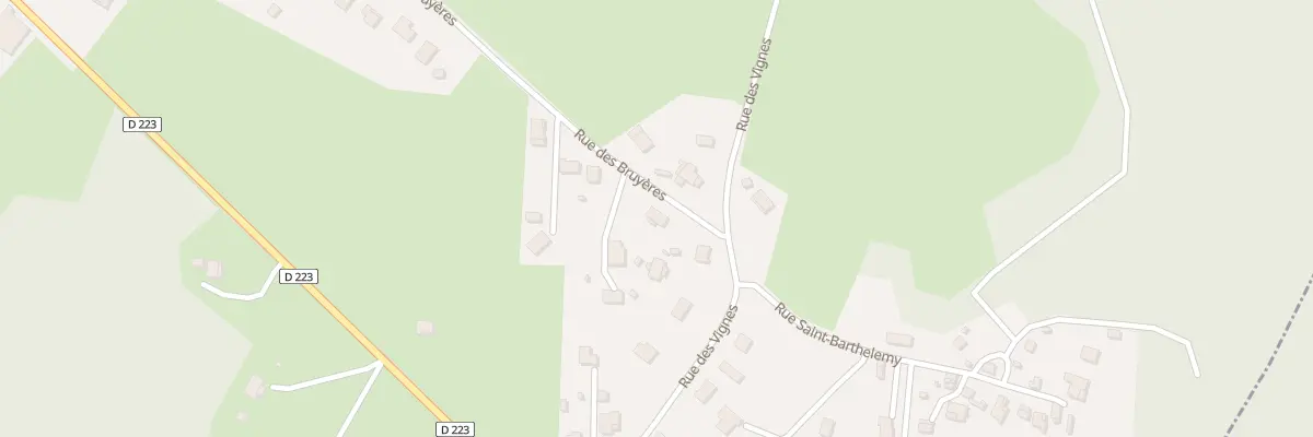 Plan du 32 Rue des Bruyeres Vge Bouteix à Bort-l’Étang