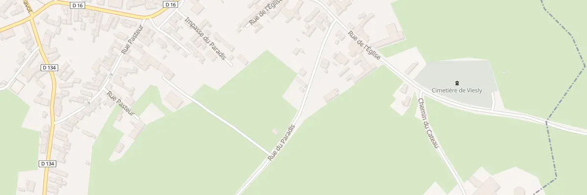 Plan du 50 Rue du Paradis à Viesly