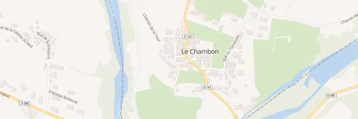 Plan du 5067 Le Chambon à Cerzat