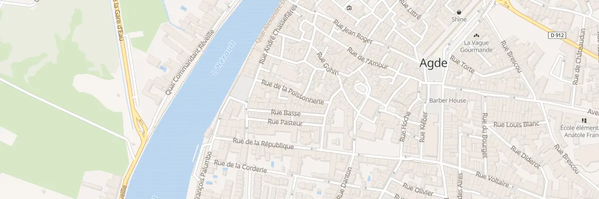Plan du 18 Rue de la Poissonnerie à Agde
