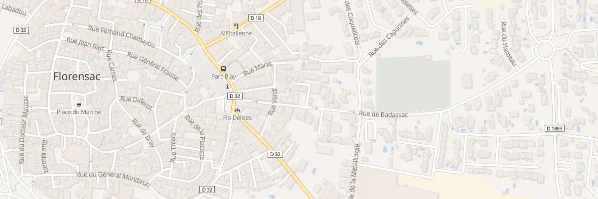 Plan du 19 Rue de Badassac à Florensac