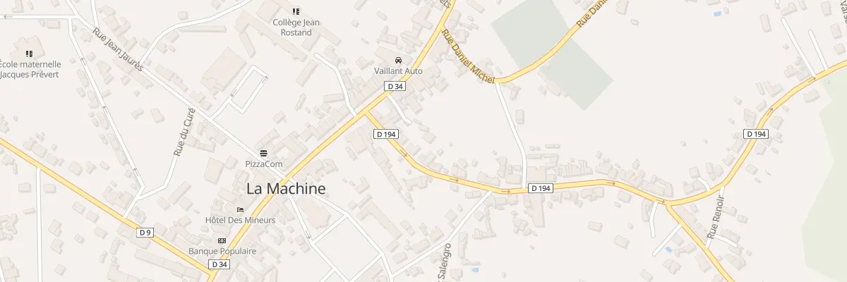 Plan du 7 Rue Louis Henri Roblin à La Machine
