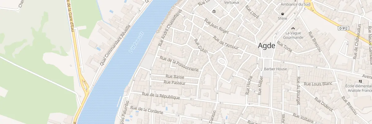 Plan du 8 Rue du Plan d’Allard à Agde