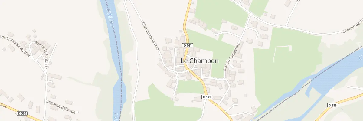 Plan du 5064 Le Chambon à Cerzat