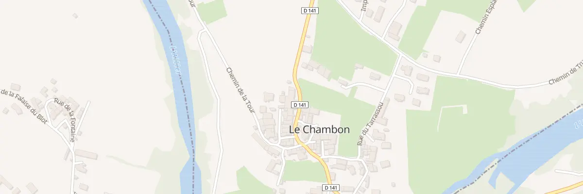 Plan du 5059A Le Chambon à Cerzat