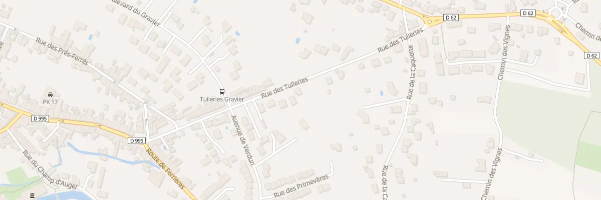 Plan du 46 Rue des Tuileries à Cusset