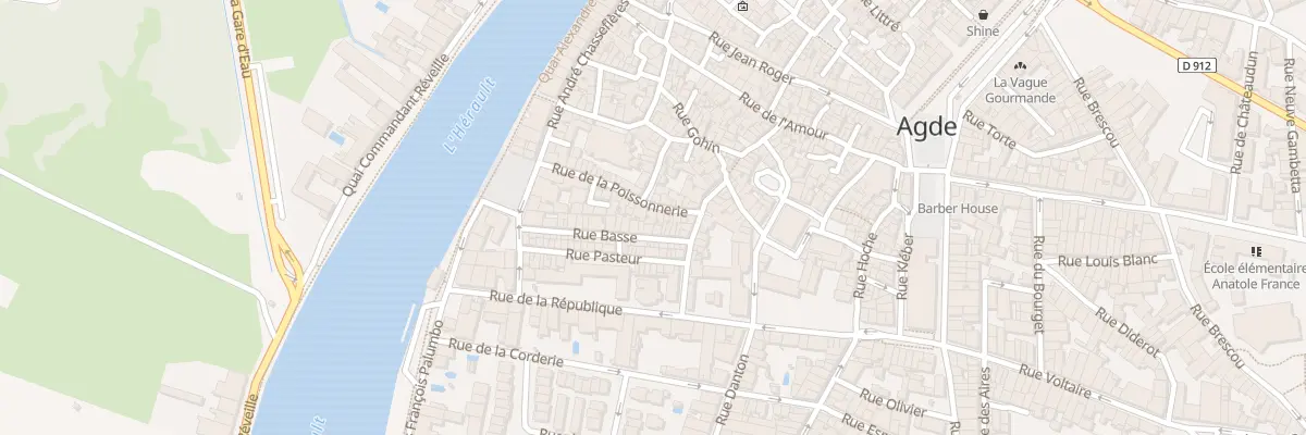 Plan du 22 Rue de la Poissonnerie à Agde
