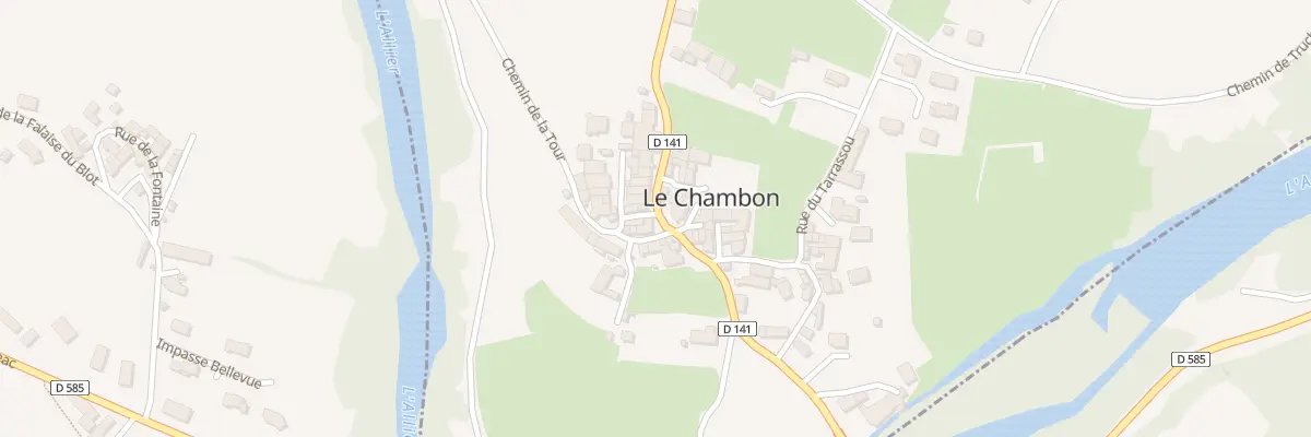 Plan du 5066 Le Chambon à Cerzat