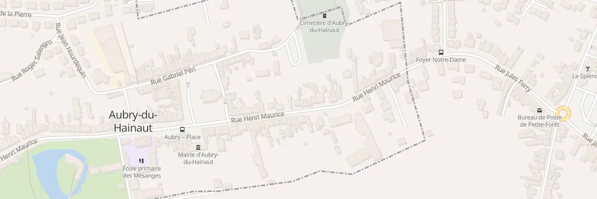 Plan du 40 Rue Henri Maurice à Aubry-du-Hainaut