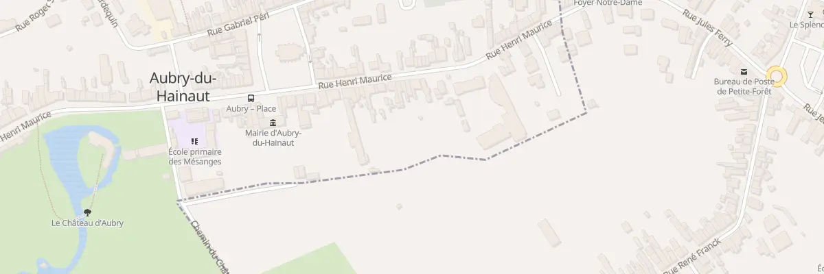 Plan du 21 Rue Henri Maurice à Aubry-du-Hainaut