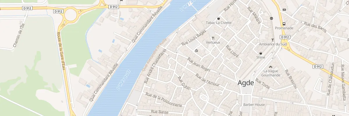 Plan du 6 Rue de Lassusse à Agde