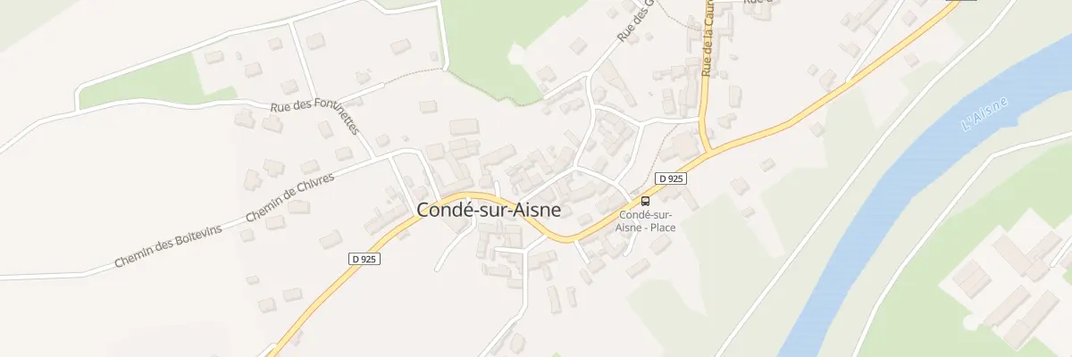 Plan du 3 Rue des Godets à Condé-sur-Aisne
