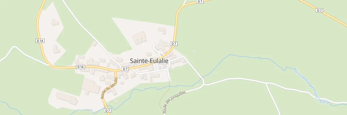 Plan du 5022 Le Bourg à Sainte-Eulalie