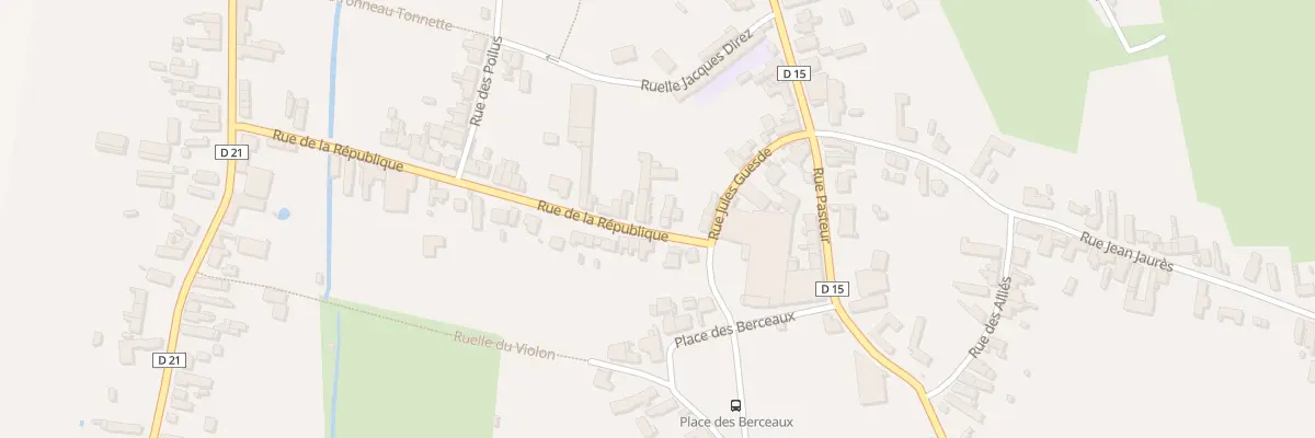 Plan du 6 Rue de la République à Busigny