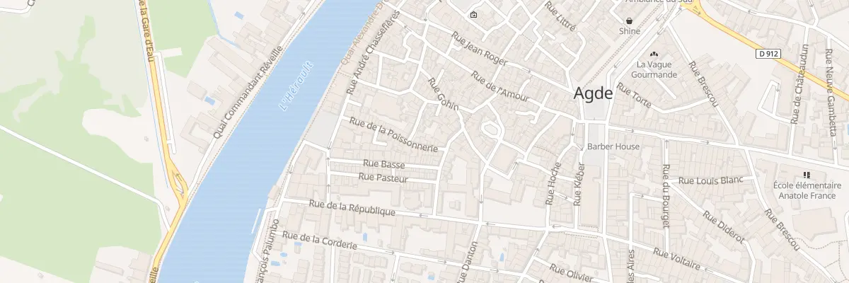 Plan du 27 Rue de la Poissonnerie à Agde