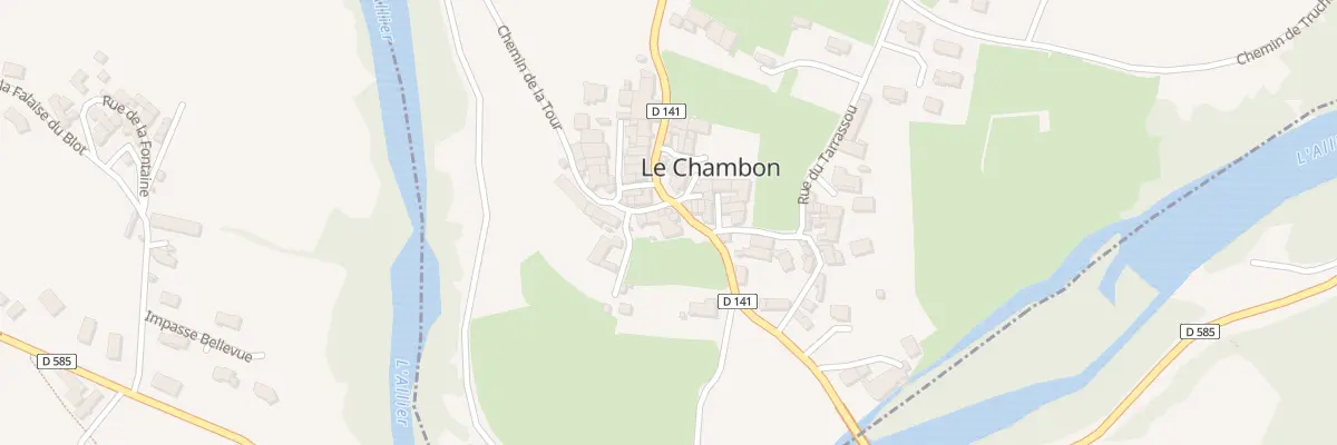Plan du 5079 Le Chambon à Cerzat