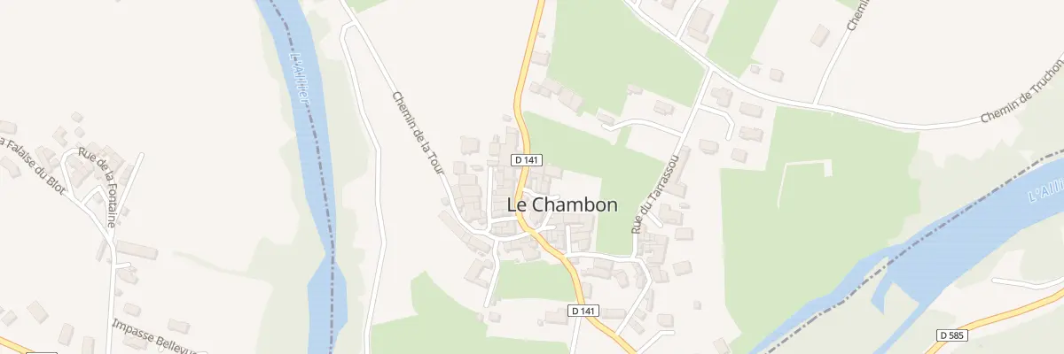 Plan du 5083 Le Chambon à Cerzat