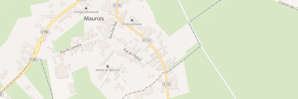 Plan du 4 Rue d’Honnechy à Maurois