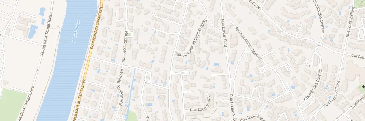 Plan du 4 Rue Antoine de Saint Exupery à Agde