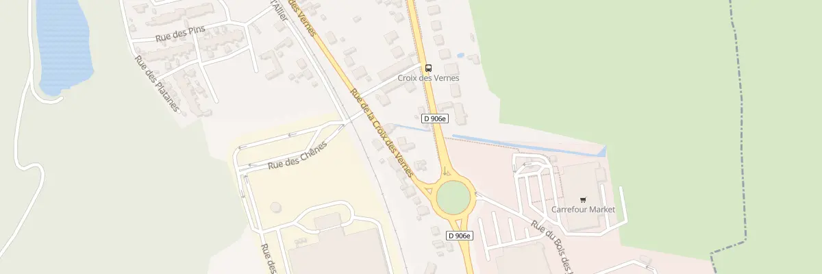 Plan du 10 Rue de la Croix des Vernes à Saint-Yorre