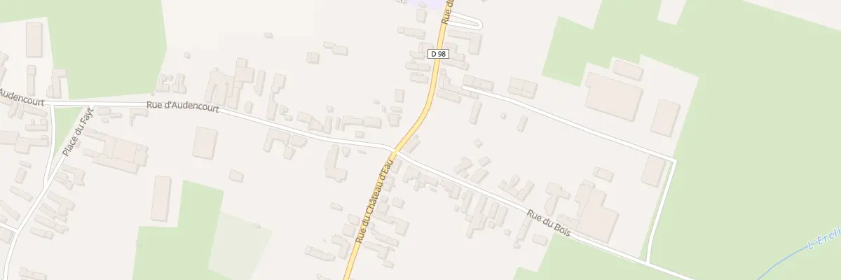 Plan du 29 Rue du Villers à Troisvilles