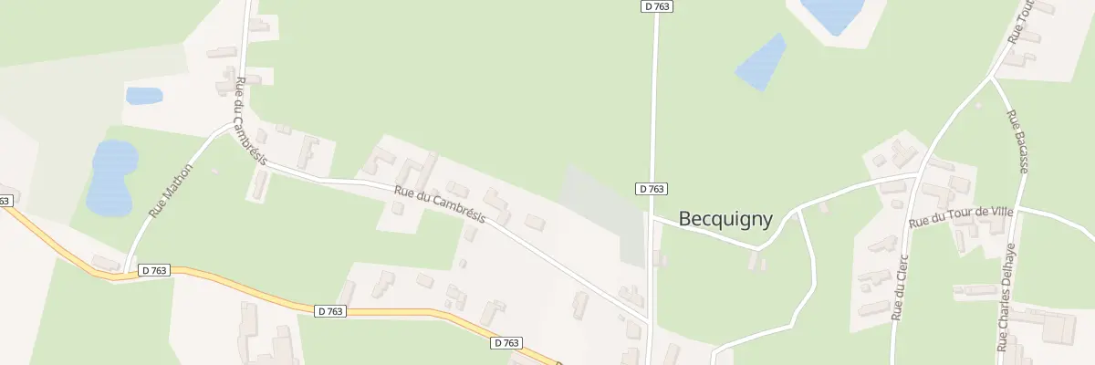 Plan du 120 Rue du Cambresis à Becquigny