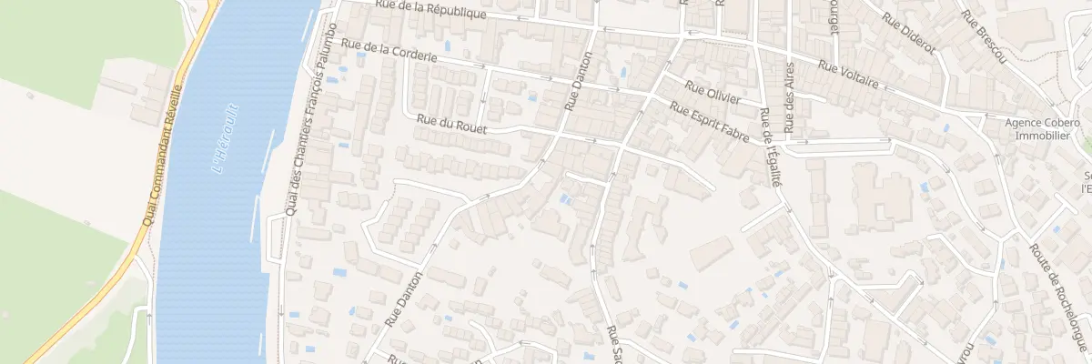 Plan du 21 Rue Danton à Agde