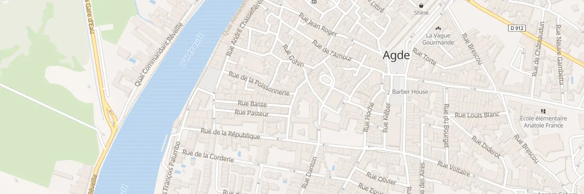 Plan du 34 Rue de la Poissonnerie à Agde