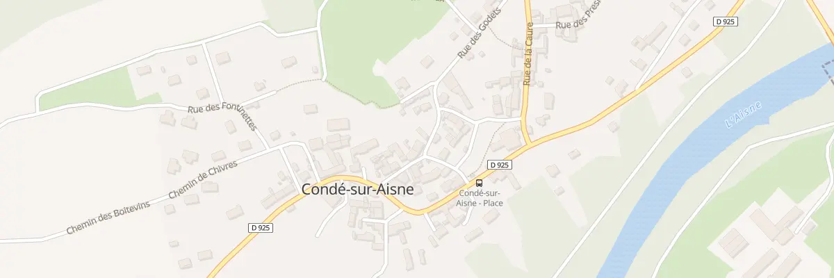 Plan du 9 Rue des Godets à Condé-sur-Aisne