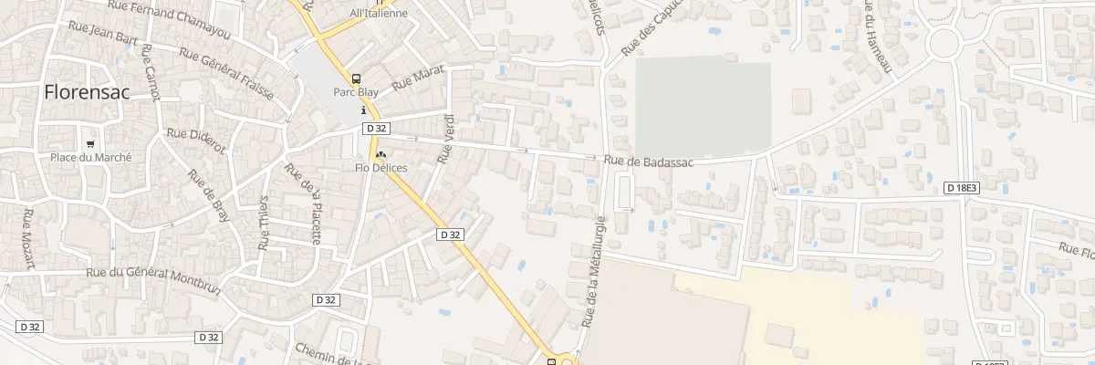 Plan du 5000 Imp Badassac à Florensac