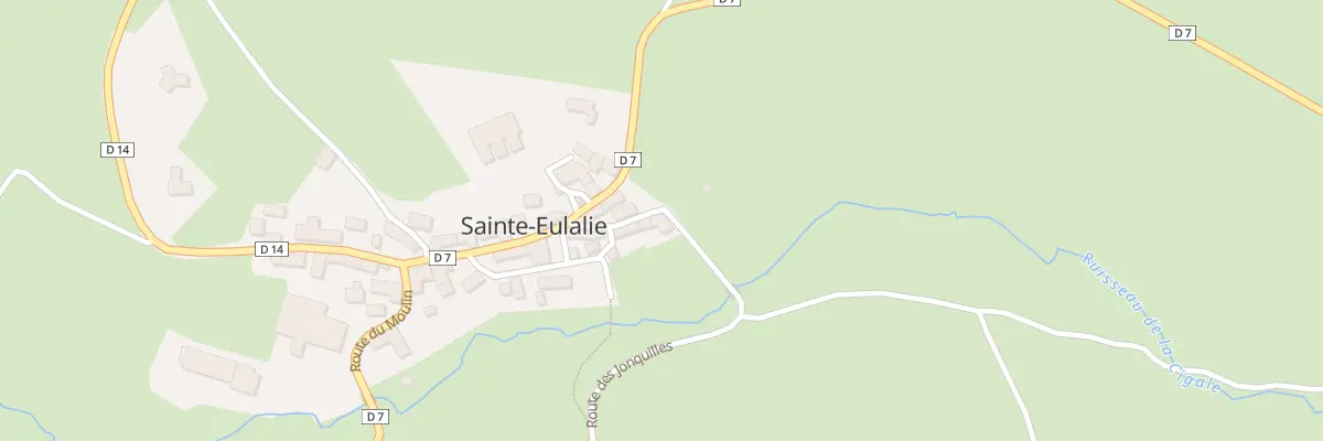 Plan du 5025 Le Bourg à Sainte-Eulalie