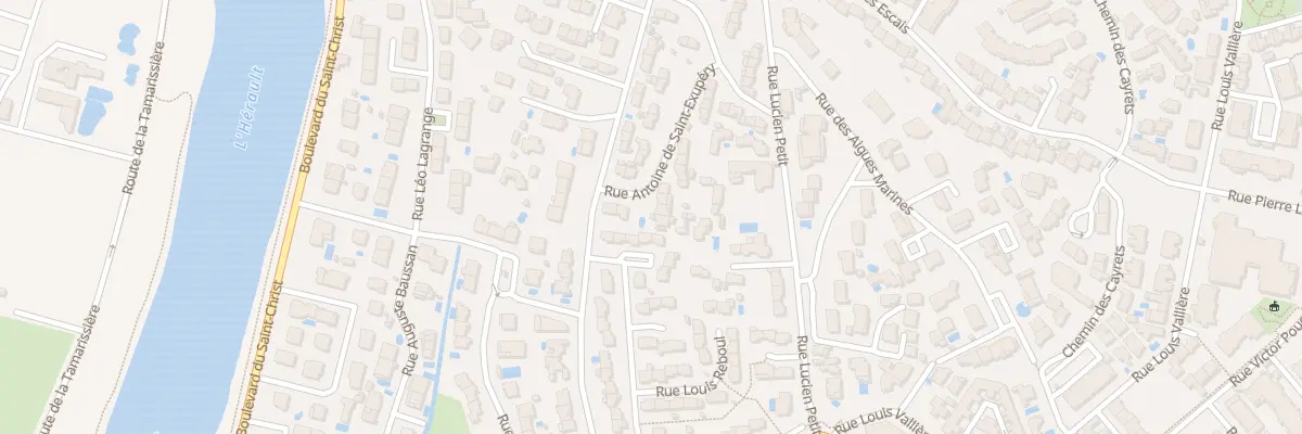 Plan du 6 Rue Antoine de Saint Exupery à Agde